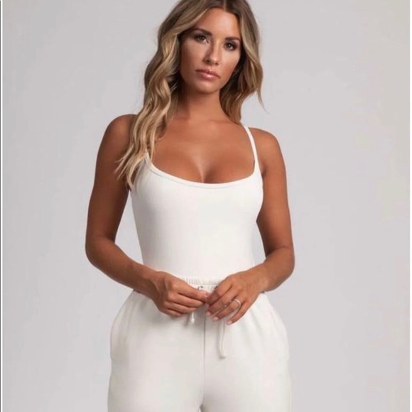 Meshki Tops - Delilah Slinky Jersey Scrappy Bodysuit